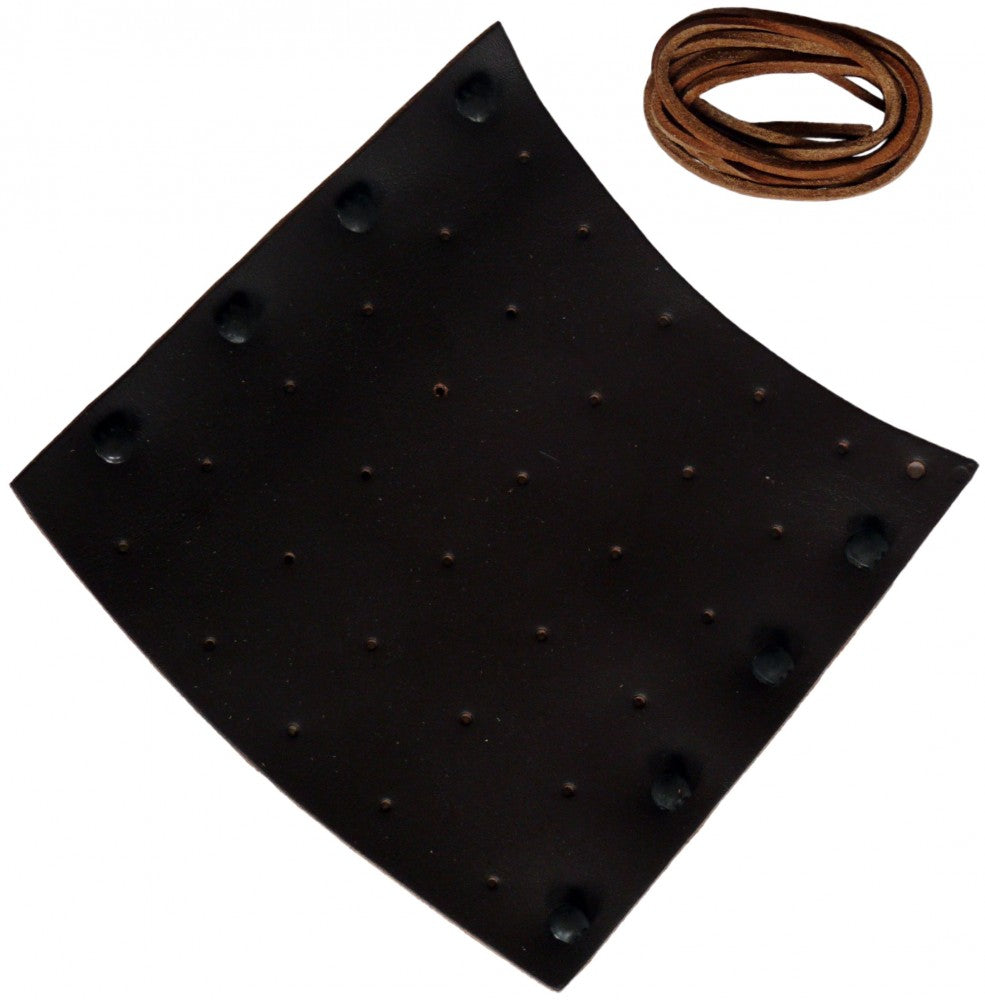 Traditional armguard, archery with tradition, smooth leather vented 18x18